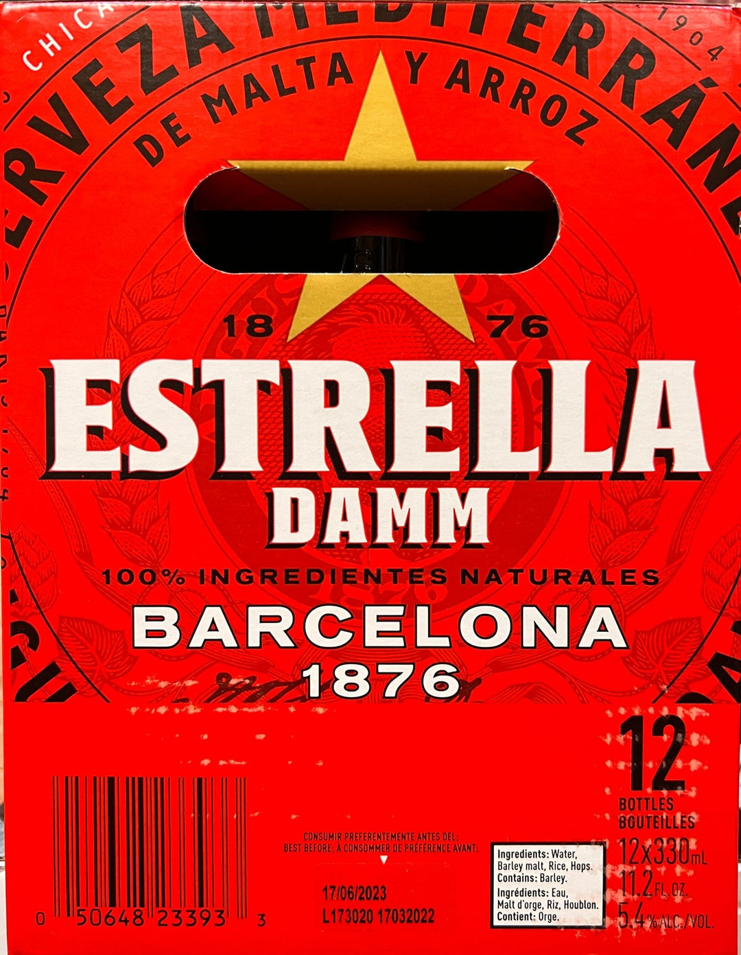 Estrella Damm Spanish Beer 12 - Pack - The Spanish Table