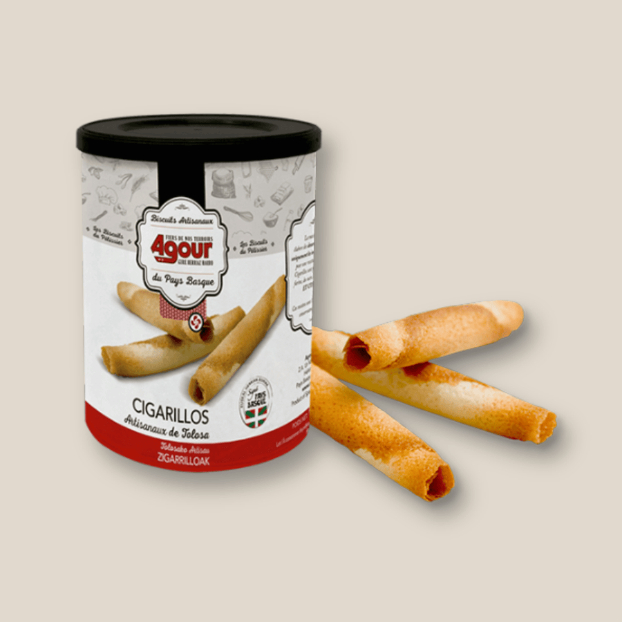Agour Basque Cigarillos Cookies 160g - The Spanish Table