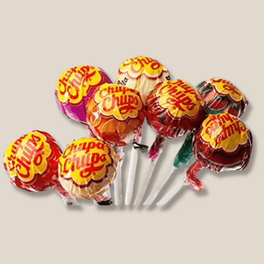Chupa-Chups Lollipops, Assorted Flavors, Bag/8 - The Spanish Table