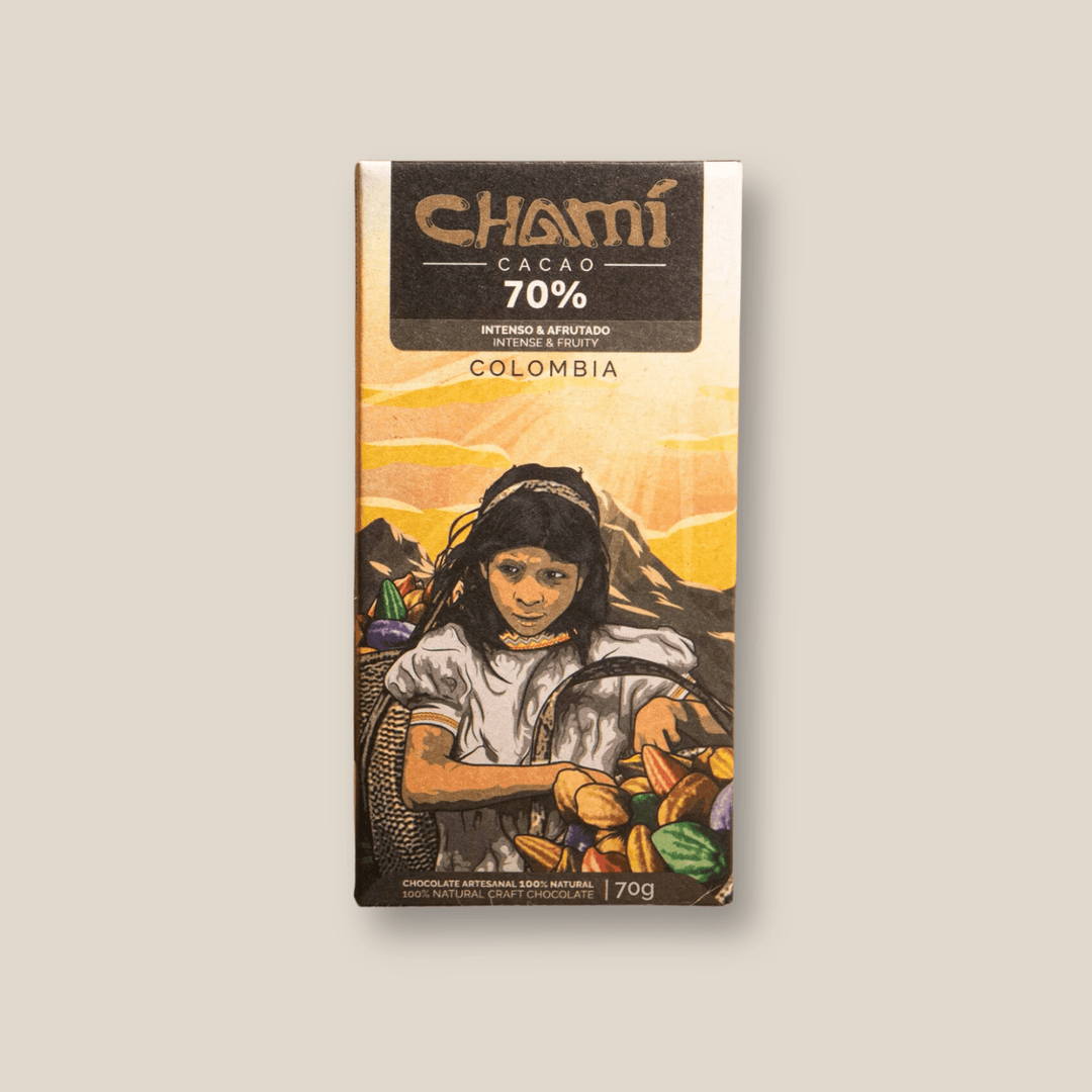 Chami 70% Pure Dark Chocolate, 70gr - The Spanish Table