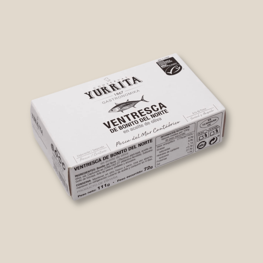Yurrita Ventresca of White Tuna, 3.9 oz Tin - The Spanish Table