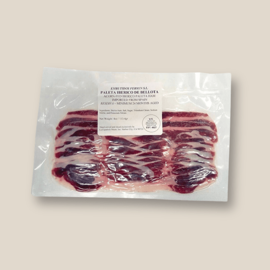 Fermin Sliced Paleta (Shoulder) Iberico De Bellota, 4oz - The Spanish Table