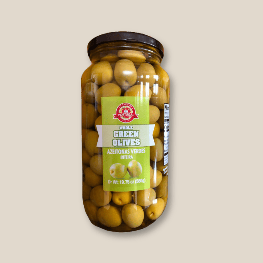 Taste of Portugal Whole Green Olives 560g - The Spanish Table