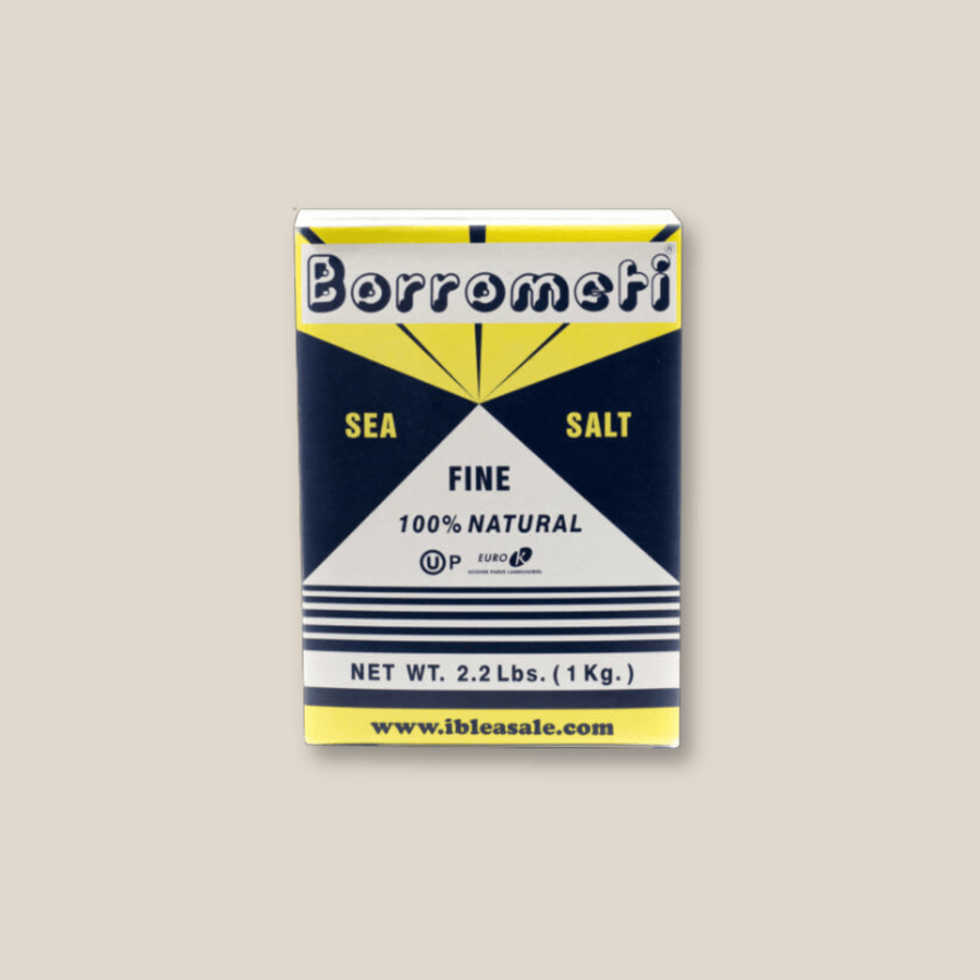 Borrometi Fine Sea Salt 2.2 Lbs / 1 kg - The Spanish Table