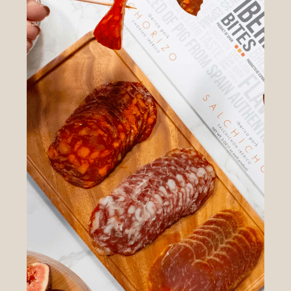 Fermin Iberico Bites: Chorizo, Salchichon, Lomo, 3 oz Prepack - The Spanish Table