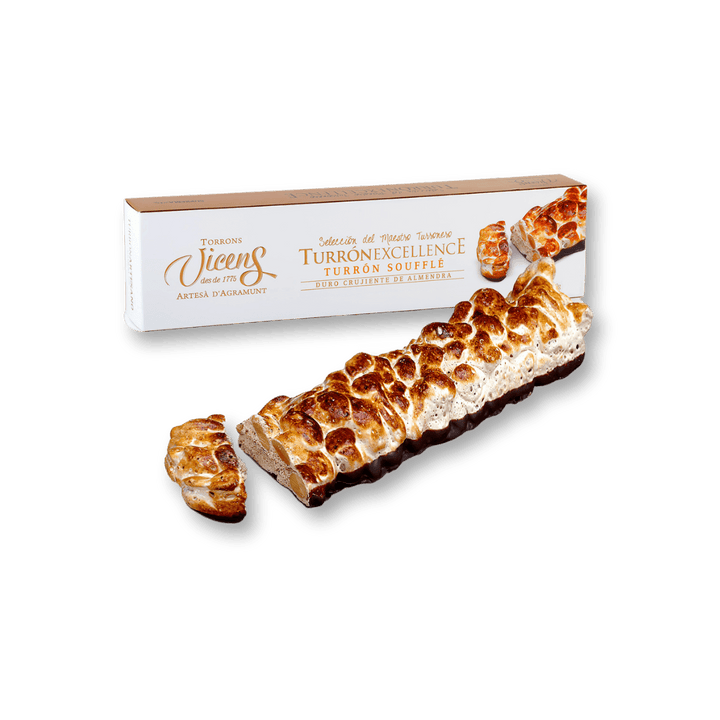 Vicens Excellence Souffle Almond Turron (Turron Duro Souffle), 100gr - The Spanish Table