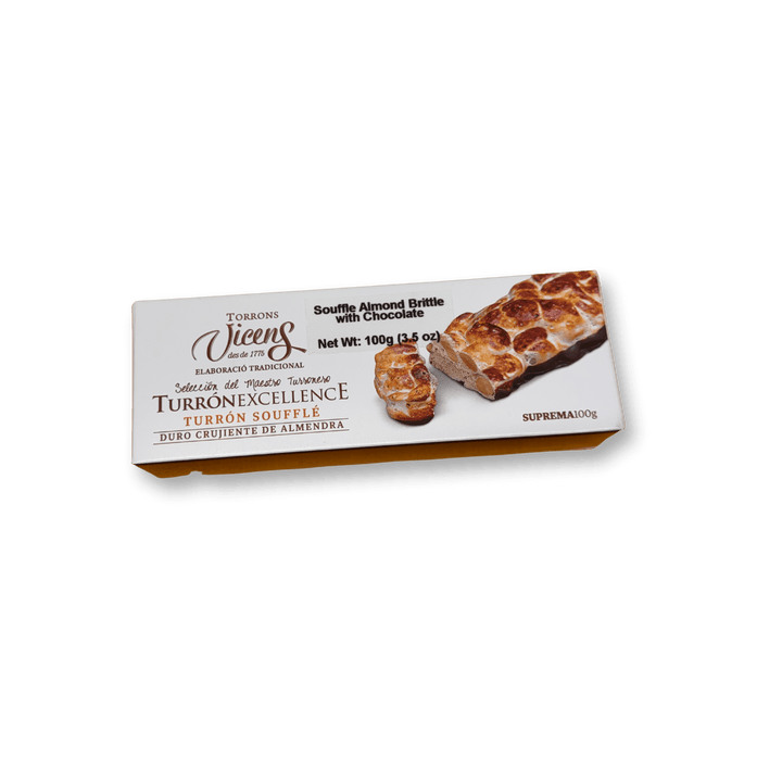 Vicens Excellence Souffle Almond Turron (Turron Duro Souffle), 100gr - The Spanish Table