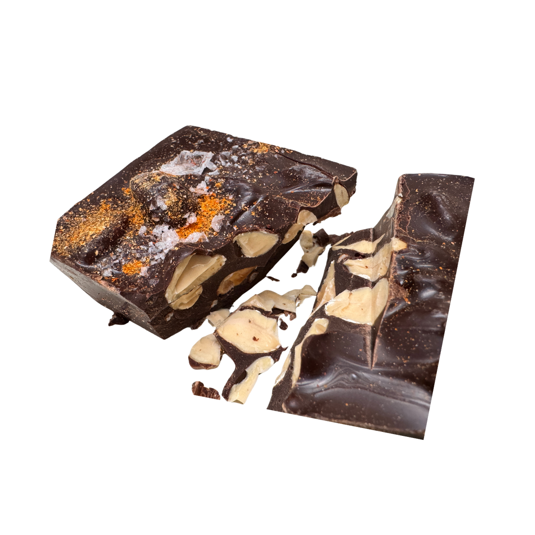 Vicens Excellence Bittersweet Salted Chocolate Turron (Turron Chocolate a la Sal), 140gr