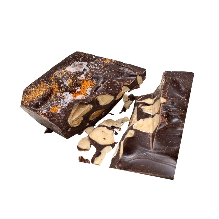 Vicens Excellence Bittersweet Salted Chocolate Turron (Turron Chocolate a la Sal), 140gr