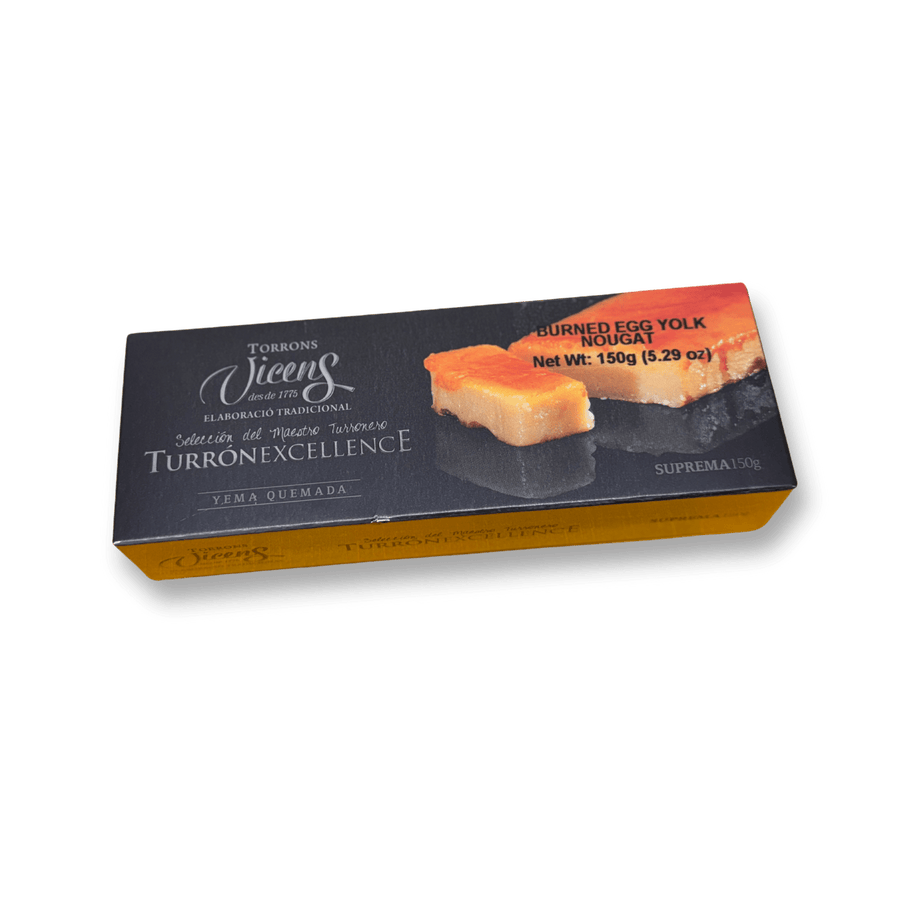 Vicens Excellence Egg Yolk Turron (Turron Yema), 150gr - The Spanish Table