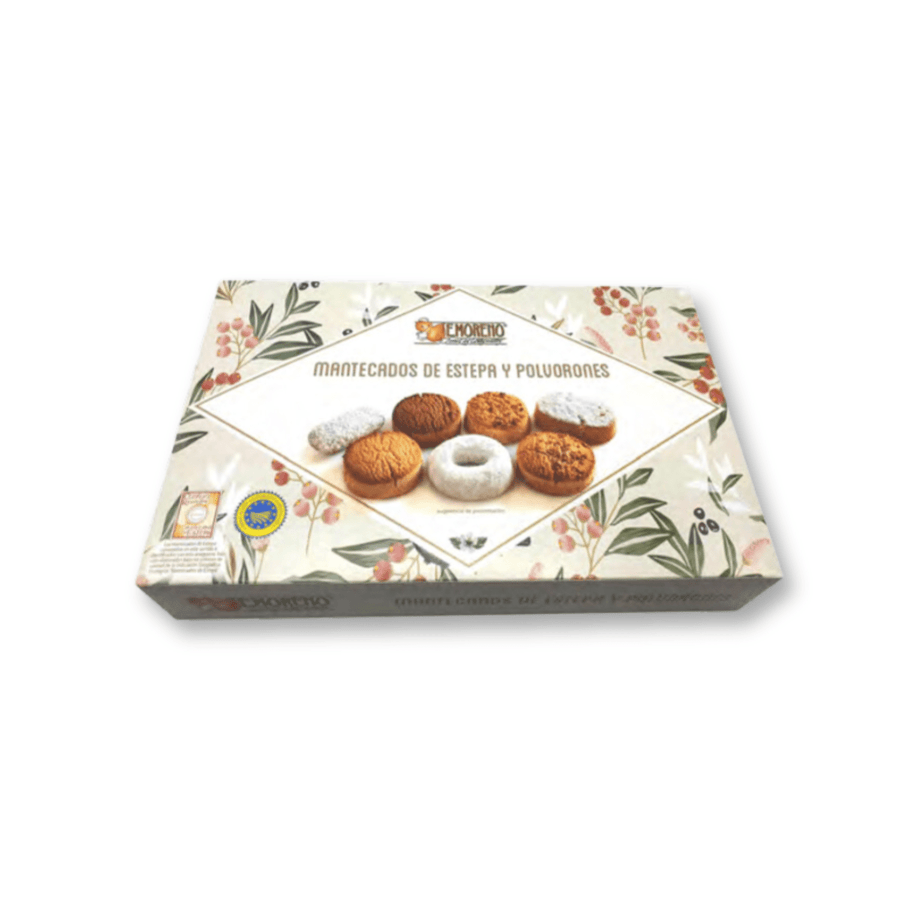 E. Moreno Surtido De Mantecados Y Polvorones - Holiday Cookie Assortment, 600 Gr / 21 Oz. - The Spanish Table