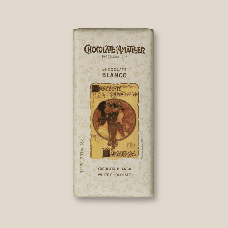 Amatller White Chocolate Bar, 85g - The Spanish Table