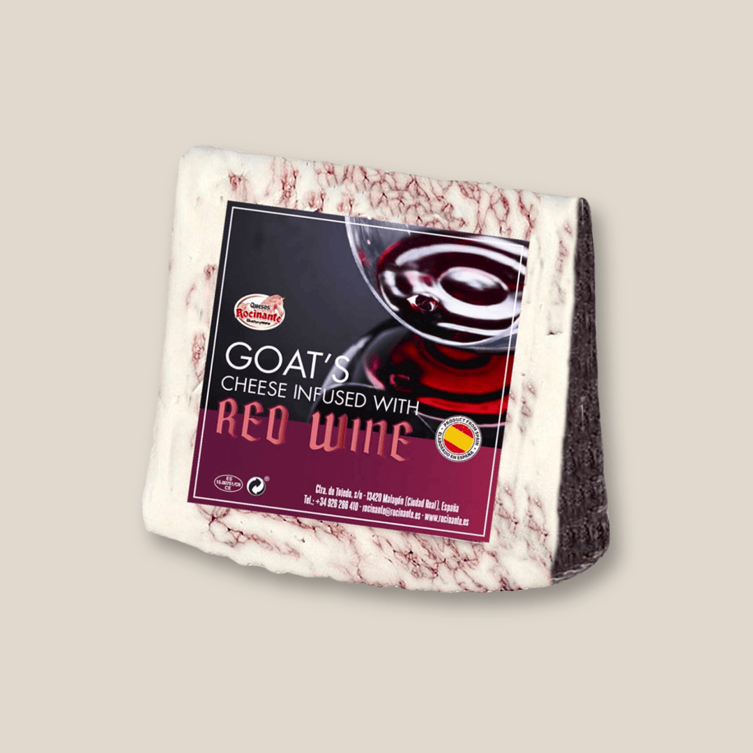 Cabra al Vino - Goat's Milk Cheese Infused w/ Red Wine, pre - pack 6 oz - The Spanish Table