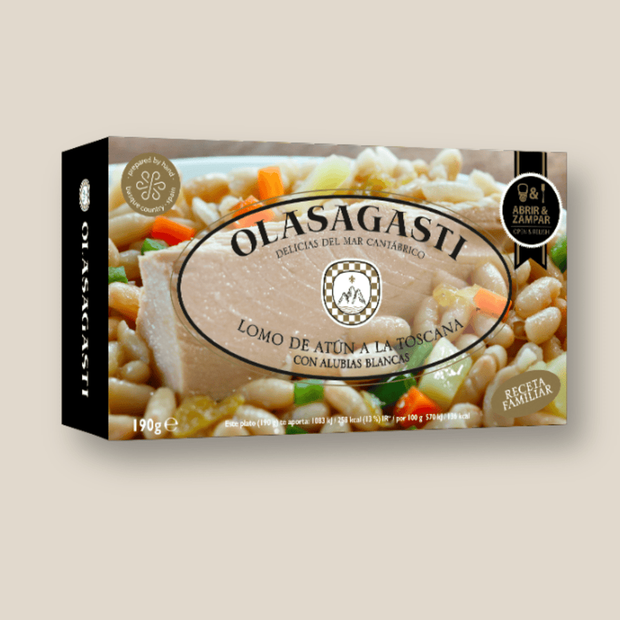 Olasagasti Tuna Fillets With White Beans (Atun A La Toscana) - The Spanish Table