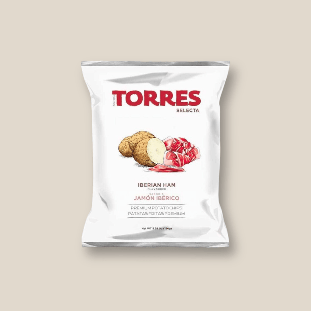 Torres Potato Chips, Jamon Iberico, Large (150g) - The Spanish Table