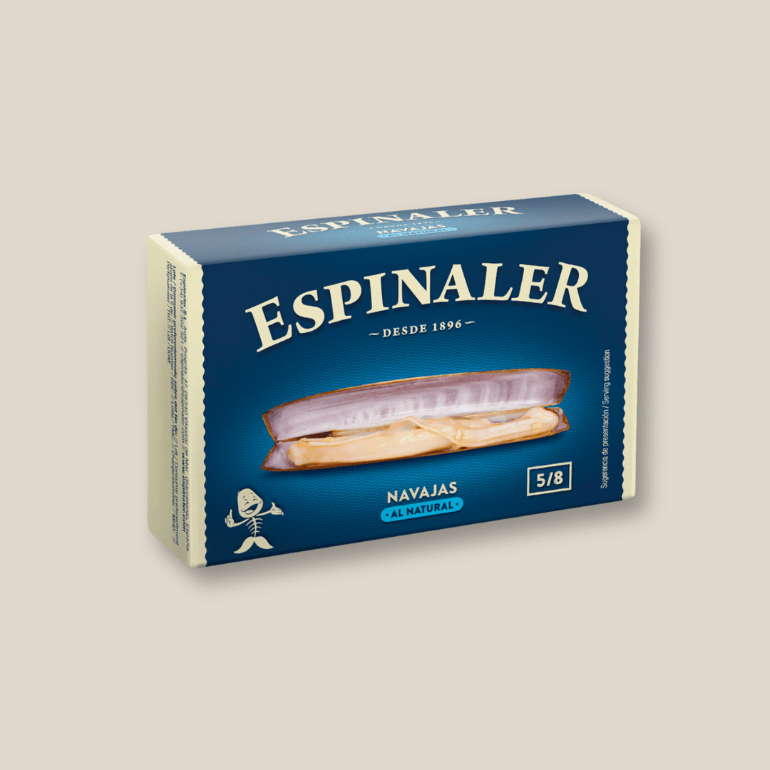 Espinaler Navajas (Razor Clams) In Brine (5/8) - The Spanish Table