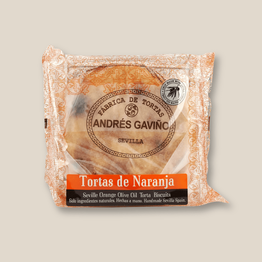 Andres Gavino Sweet Tortas De Aceite - Orange - The Spanish Table