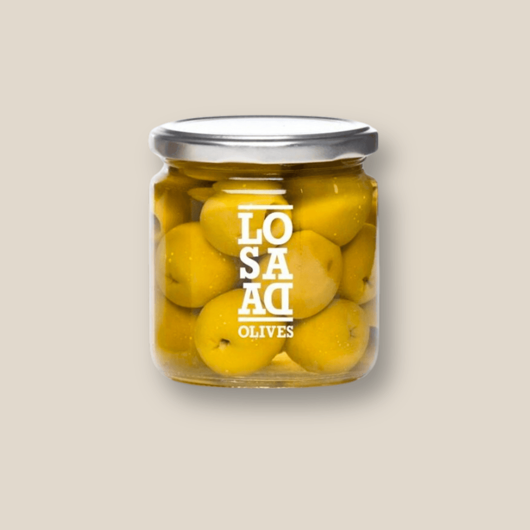 Losada Pitted Gordal Olives, 12 Oz Jar - The Spanish Table