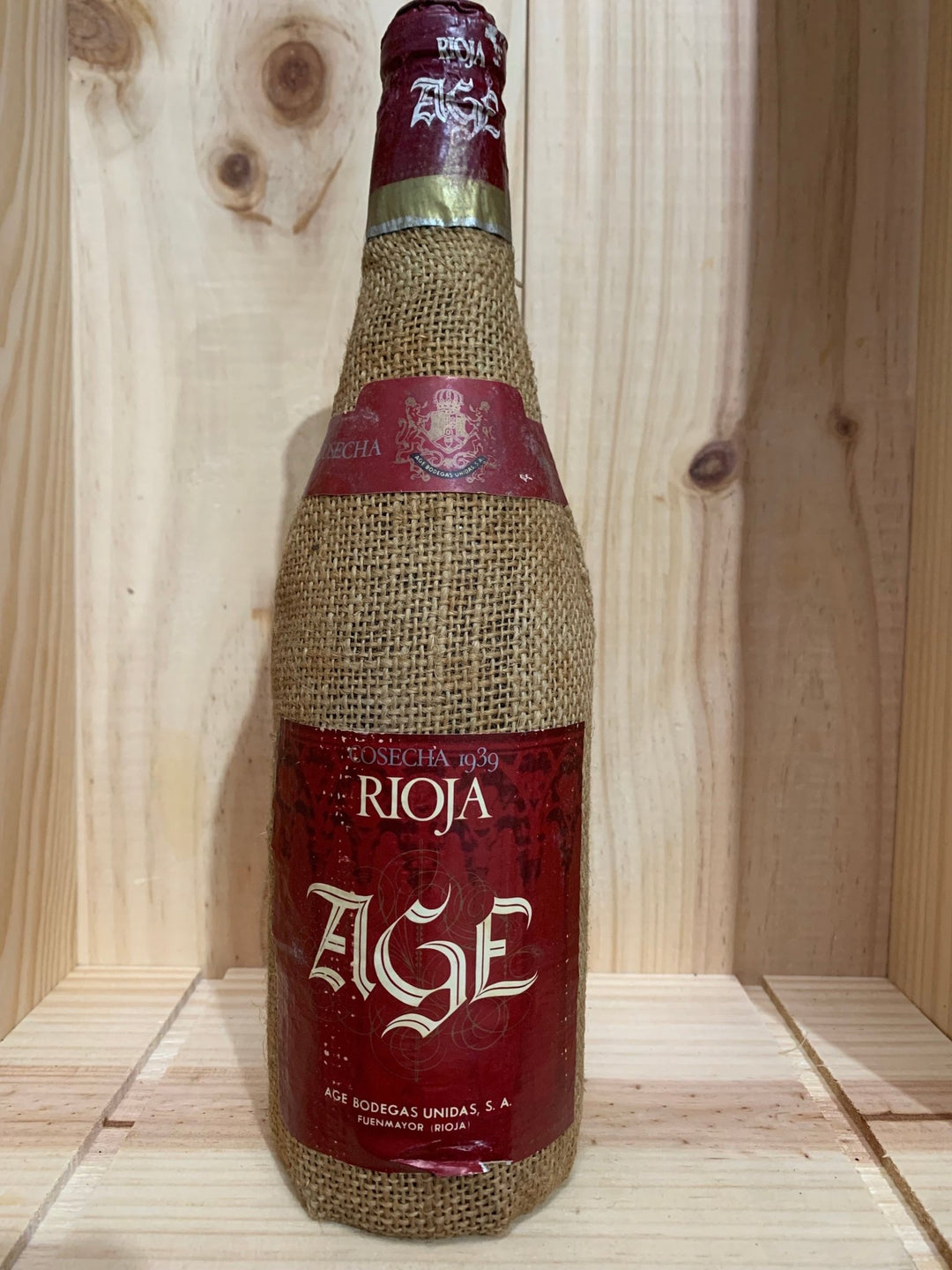 AGE 1939 Siglo Saco (Rioja) - The Spanish Table