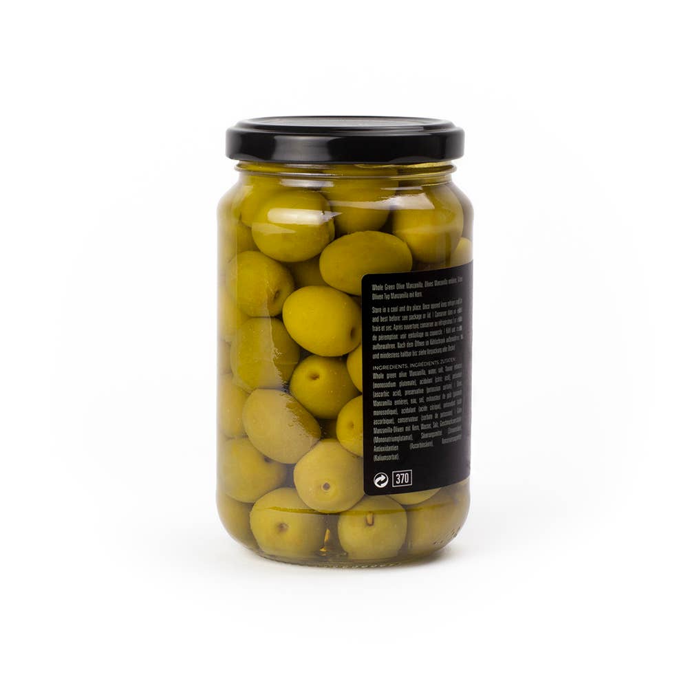 Triana Olivas. Whole Manzanilla Olives. - The Spanish Table