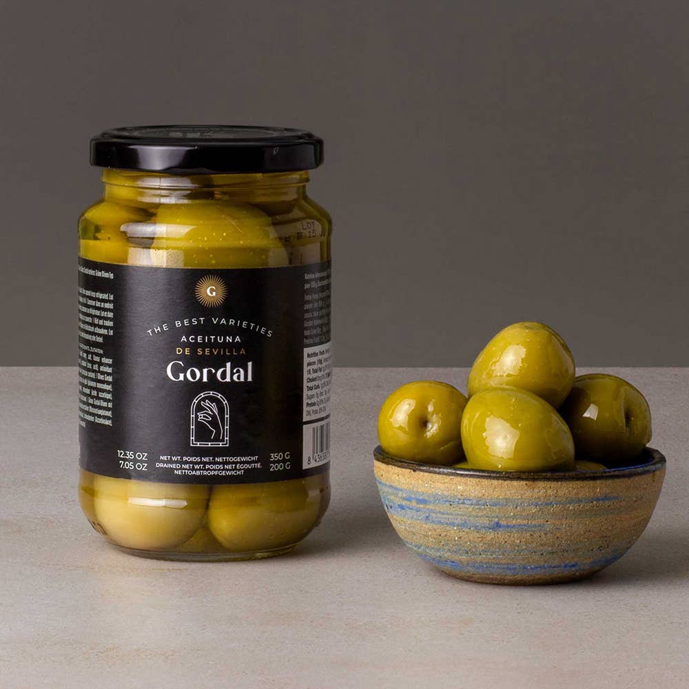 Triana Olivas. Whole Gordal Queen Olives - The Spanish Table