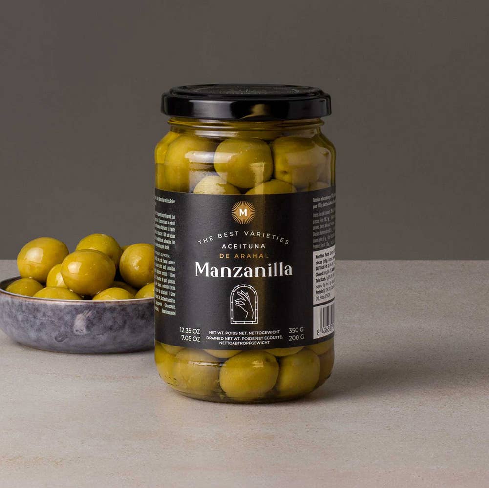 Triana Olivas. Whole Manzanilla Olives. - The Spanish Table