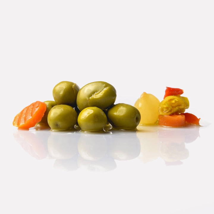 Triana Olivas. Seasoned Gazpacha Olives - The Spanish Table