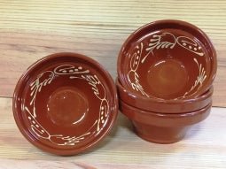 Decorated Terracotta Bowls, Mini Size, Set/4 - The Spanish Table