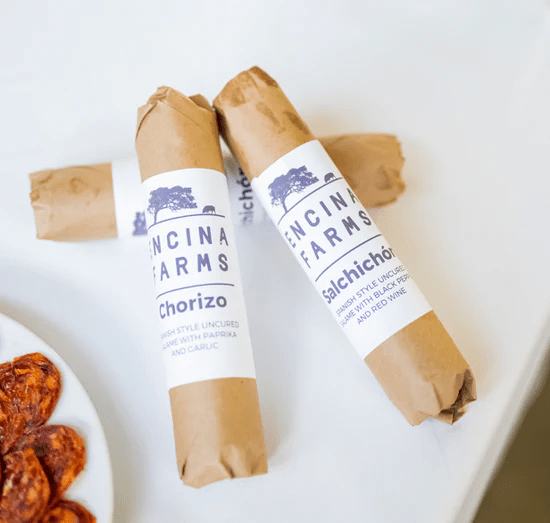 Encina Farms Spanish Style Salchichon (raised and cured in CA) - The Spanish Table