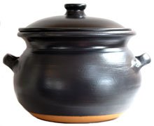 Medium Olla (Bean Pot) 3.5 Liter Black - The Spanish Table