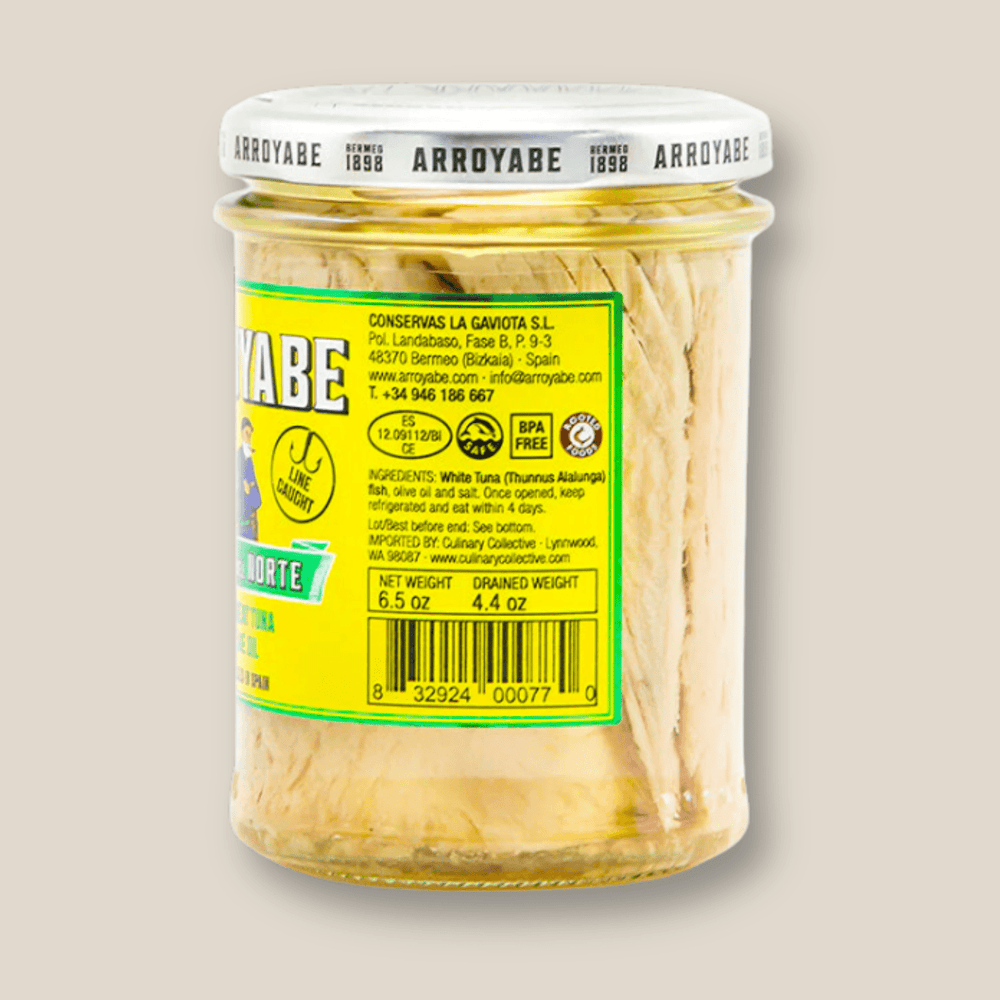 Arroyabe Bonito Tuna In Olive Oil In Jar - The Spanish Table
