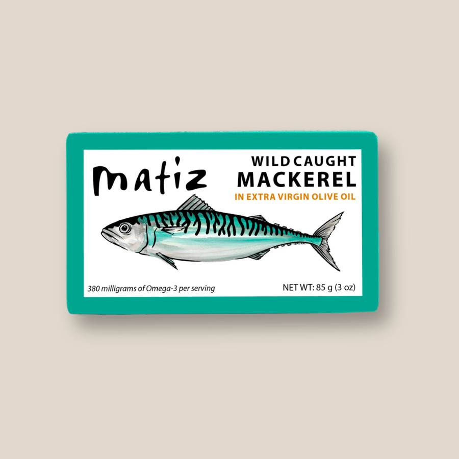 Matiz Wild Caught Mackerel in Organic Extra Virgin Olive Oil 85g (3 oz) - The Spanish Table
