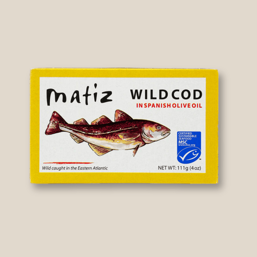 Matiz Wild Cod in Olive Oil 4oz - The Spanish Table