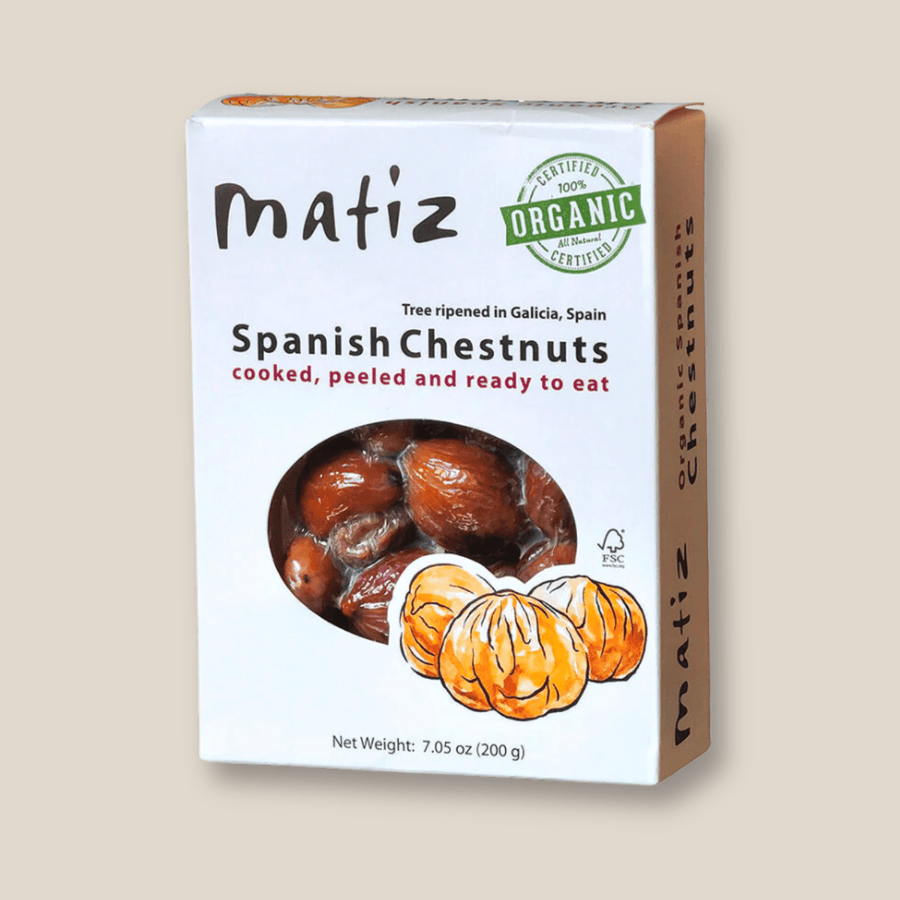 Matiz Cooked & Peeled Organic Chestnuts - The Spanish Table