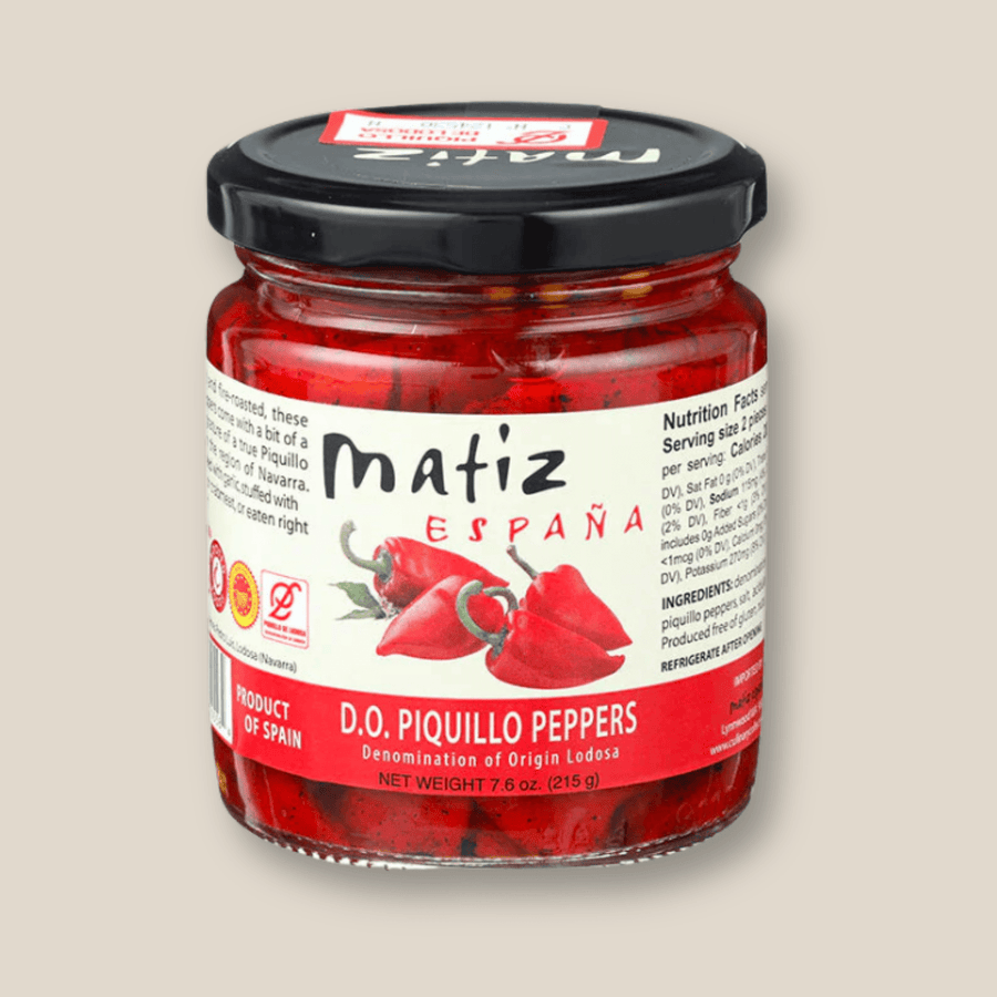 Matiz D.O. Piquillo Peppers, 7.6 Oz/215 Gr Jar - The Spanish Table