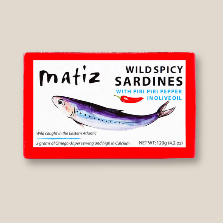 Matiz Spicy Wild Sardines In Olive Oil, 120Gr/ 4.2 Oz Tin - The Spanish Table