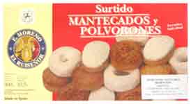 E. Moreno Surtido Mantecados Y Polvorones - Holiday Cookie Assortment, 300 Gr / 10.5 Oz - The Spanish Table