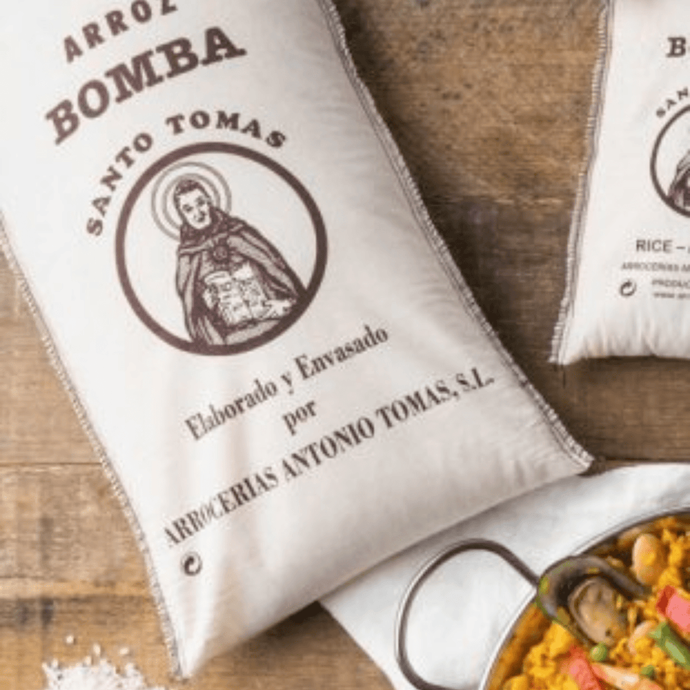 Santo Tomas Bomba Rice, 1/2 Kg (500 gr) - The Spanish Table
