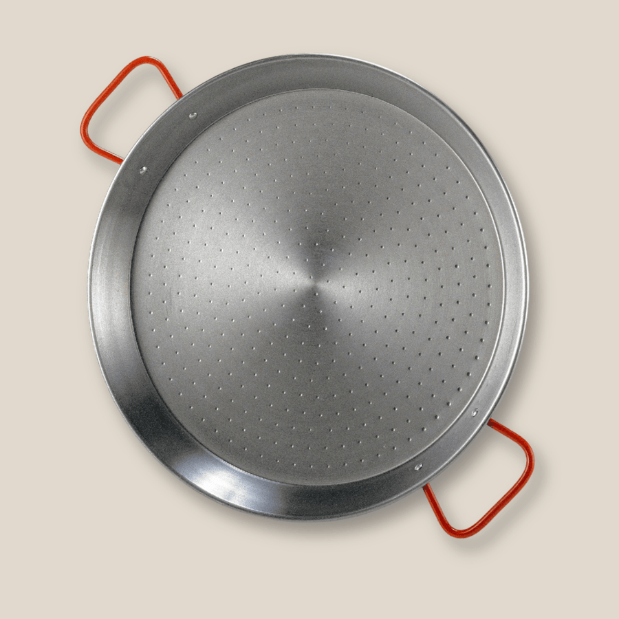 12 Serving Carbon Steel Paella Pan 46Cm/18In - The Spanish Table